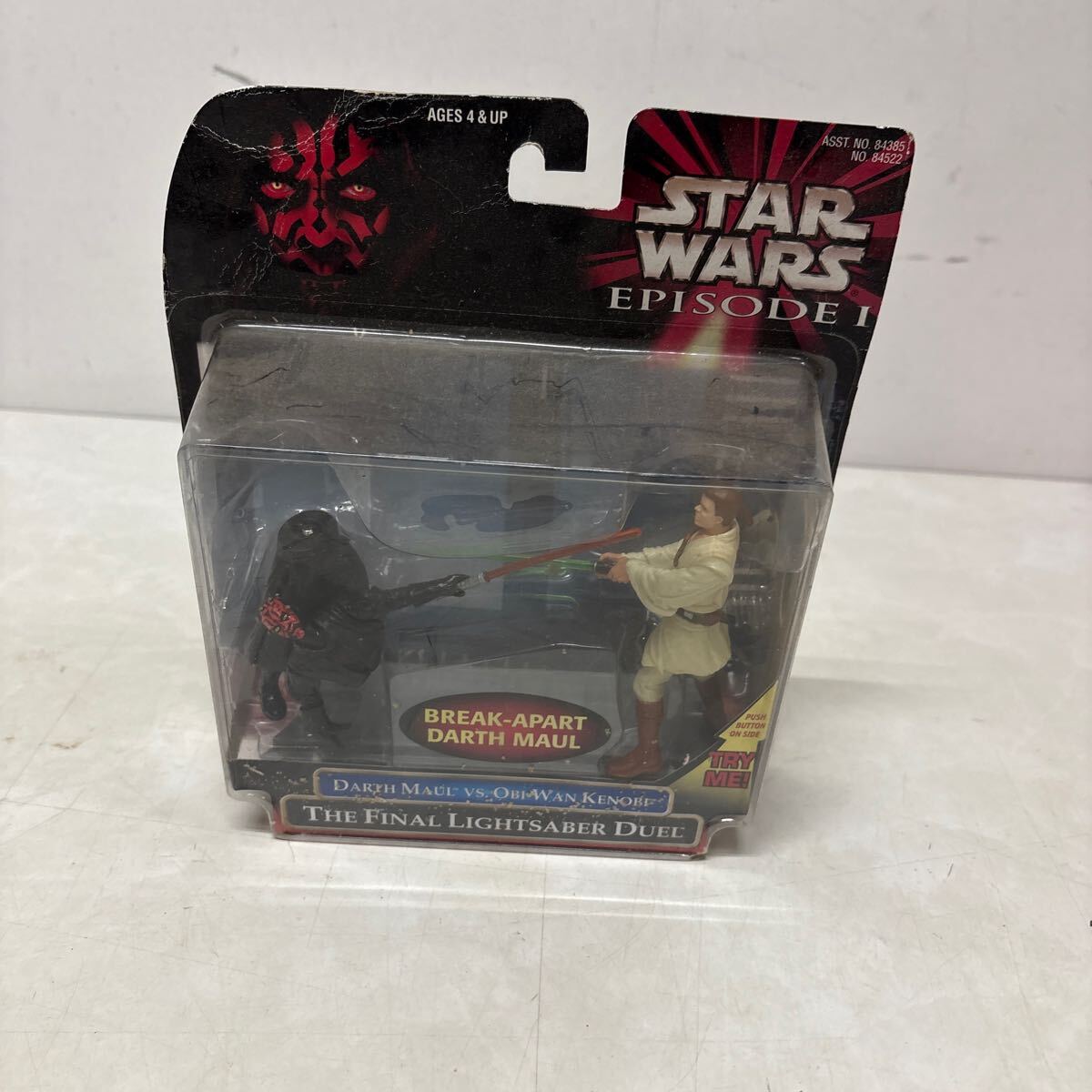 ★ スターウォーズ エピソード1 ダース・モールVSオビワンケノービ ファイナル ライトセーバー デュエル フィギュア 未開封品★拍卖