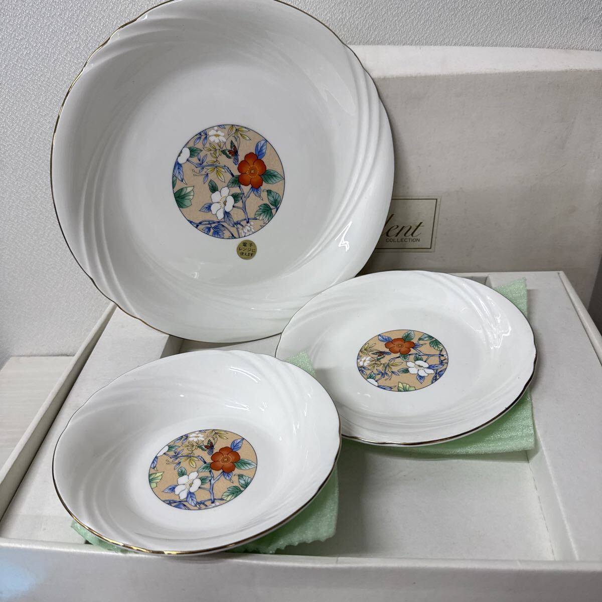 ● ORIGINAL 夢眩 クリエイト 美器遊創 食器 大皿 ×1 小皿 プレート ×5 小鉢 ×5 お皿 未使用品 ●拍卖