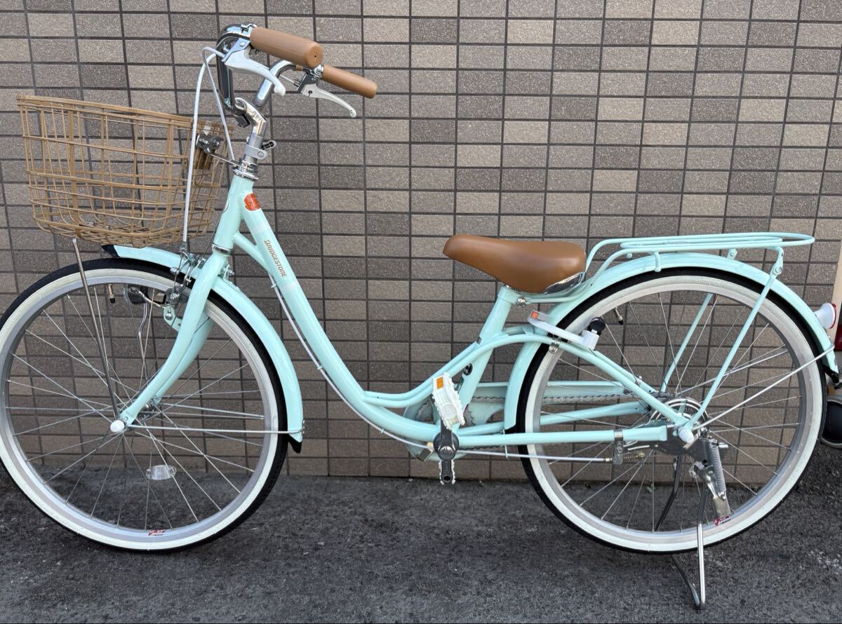 美品 税込!送料込!ブリヂストン  22インチ 子供用自転車 人気のモデル! 水色 かわいい拍卖