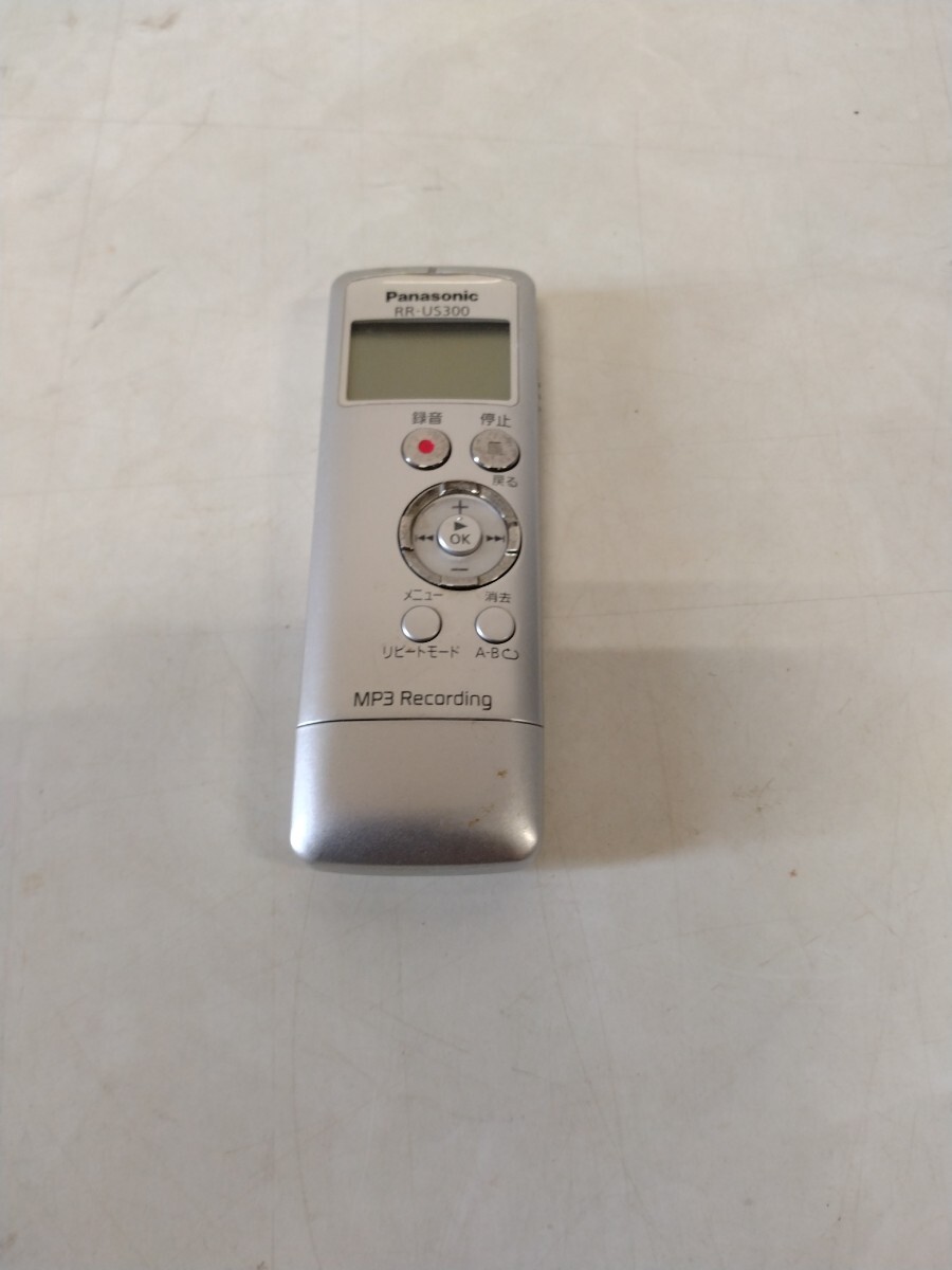 ☆ パナソニック ICレコーダー MP3 Panasonic RR-US300 ボイスレコーダー 本体のみ 単4電池×1(別売) ジャンク拍卖