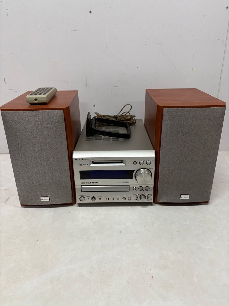 ★ ONKYO オンキョー CD/MDチューナーアンプ FR-X7A システムコンポ D-SX7A 音響機器 ジャンク品★拍卖
