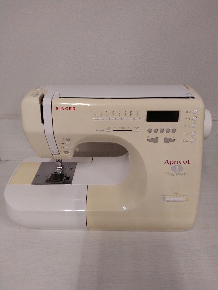 ☆ シンガー コンピューターミシン アプリコットII SINGER 9790型 ハードケース付 基本動作確認済み拍卖