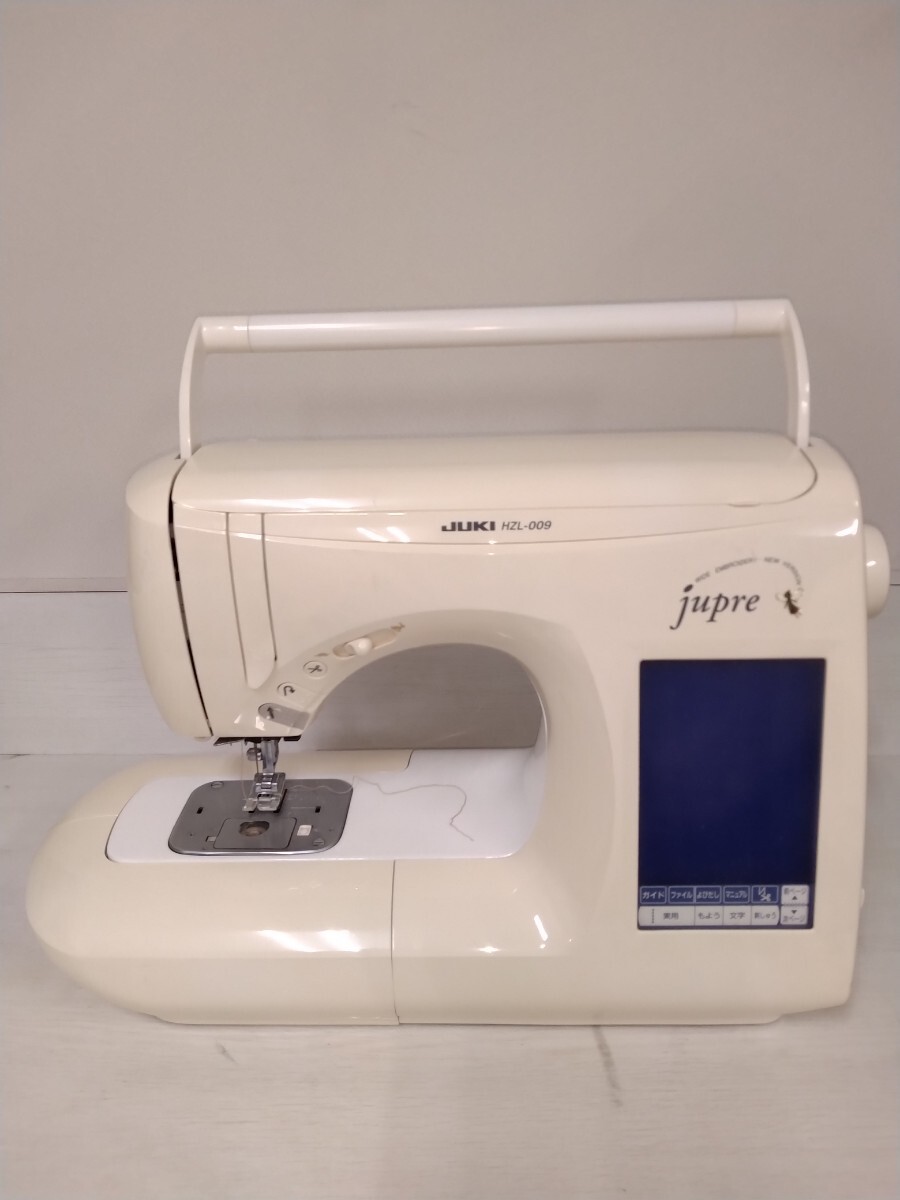 ☆ ジューキ ミシン jupre JUKI HZL-009 ハードケース付 基本動作確認済み拍卖