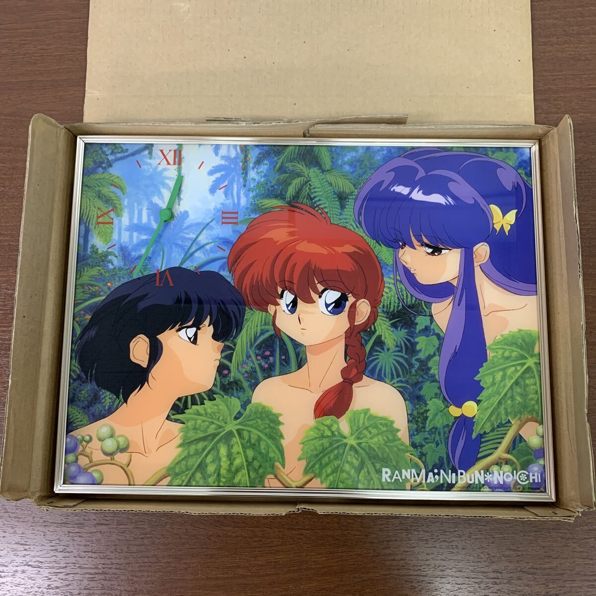 当時物 ムービック らんま1/2 壁掛け 時計 (約)30cmx40cm / 同梱不可拍卖