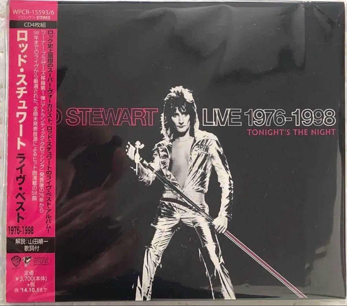4CDセット!国内盤!ロッドスチュワート ROD STEWART LIVE 1976-1998: TONIGHTS THE NIGHT拍卖