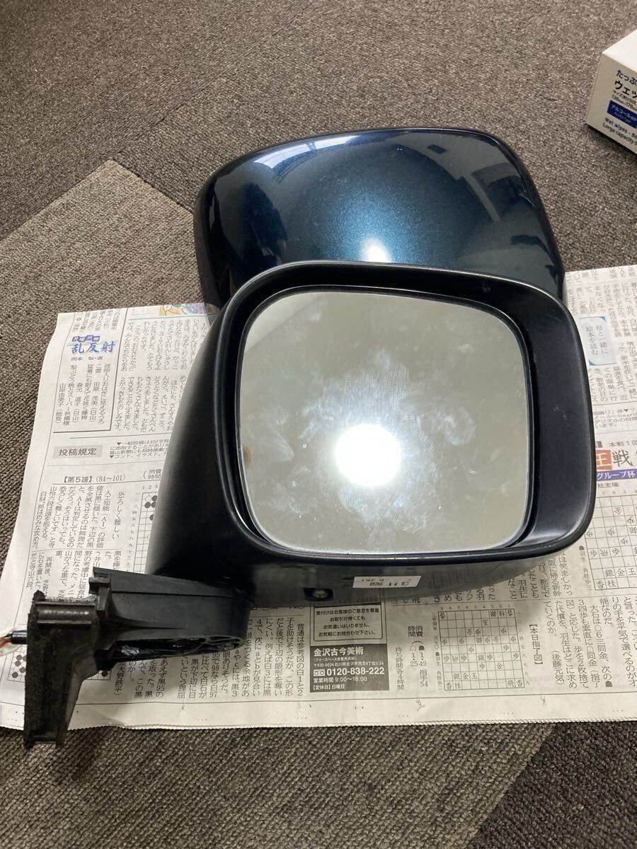 電動格納動作OK! リペア済 スズキ MRワゴン MF33S 金属ギア製に交換済み! 右ドアミラー 日産 ニッサン モコ MG33S 対策品ギア拍卖