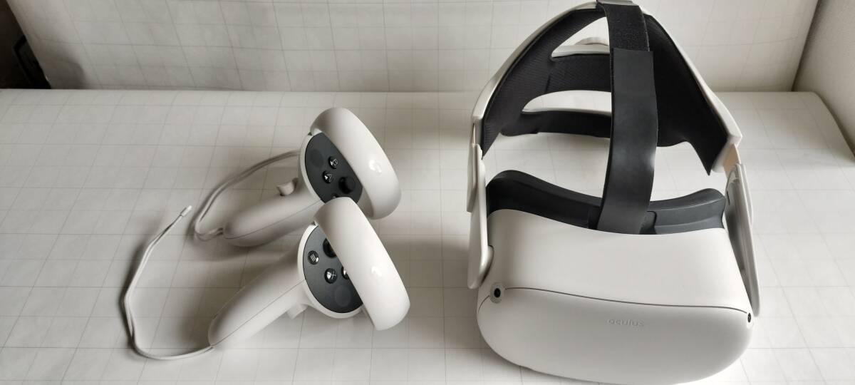 Meta Quest 2 (256GB) VRヘッドセット / 非純正Linkケーブル・カバー付 / 美品 / 動作確認・初期化済み拍卖