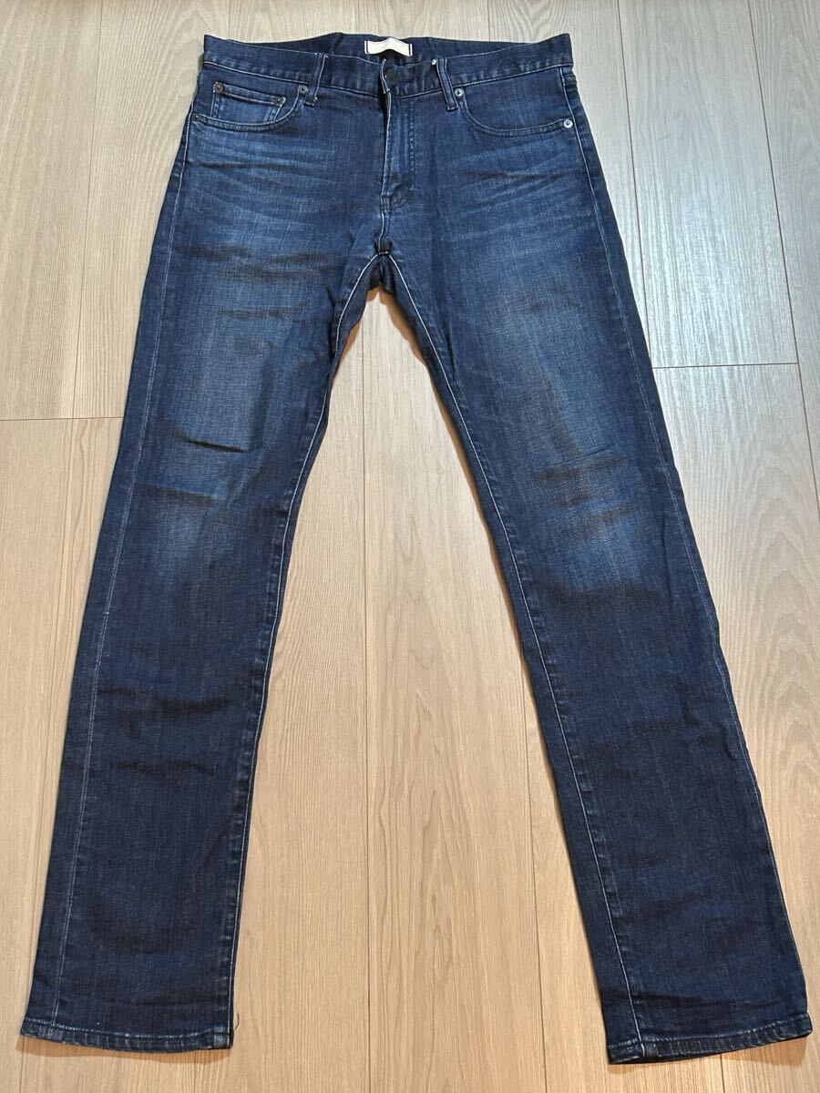 UNIQLO ユニクロ メンズ ストレートデニム インディゴ W31インチ拍卖