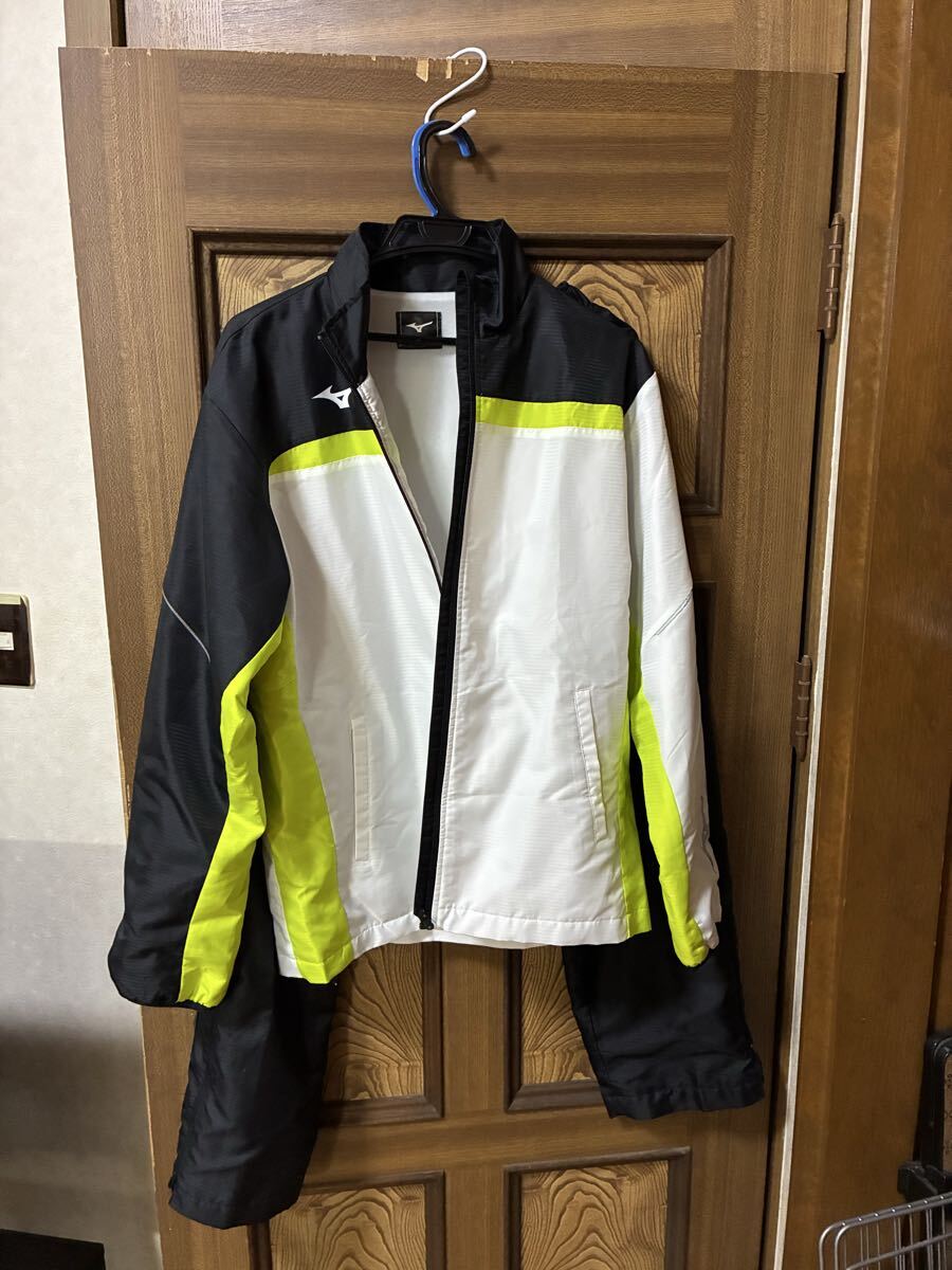 美品 裏起毛 ミズノ ウインドブレーカー 上下Mサイズ ②拍卖