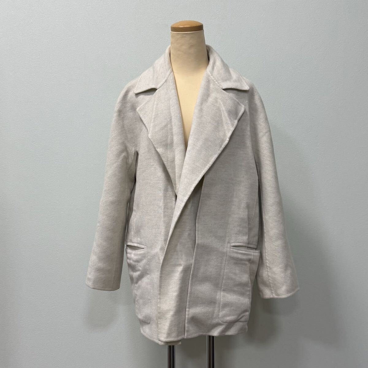 HERMES エルメス 2WAY カシミヤ ジャケット コート サイズ38 マルジェラ期 ヴァルーズ 現状品拍卖