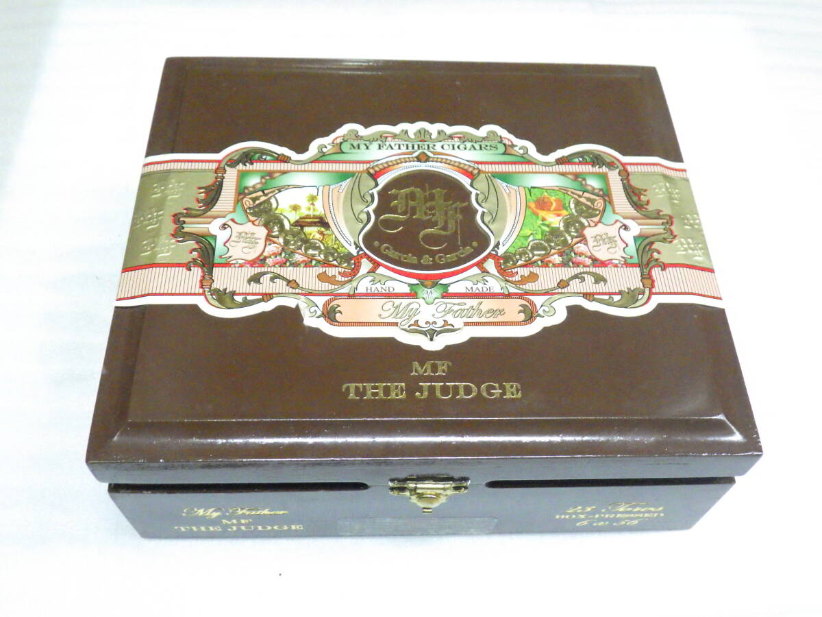 ② シガー 空き箱 MY FATHER CIGARS MF THE JUDGE 葉巻 小物入れ拍卖