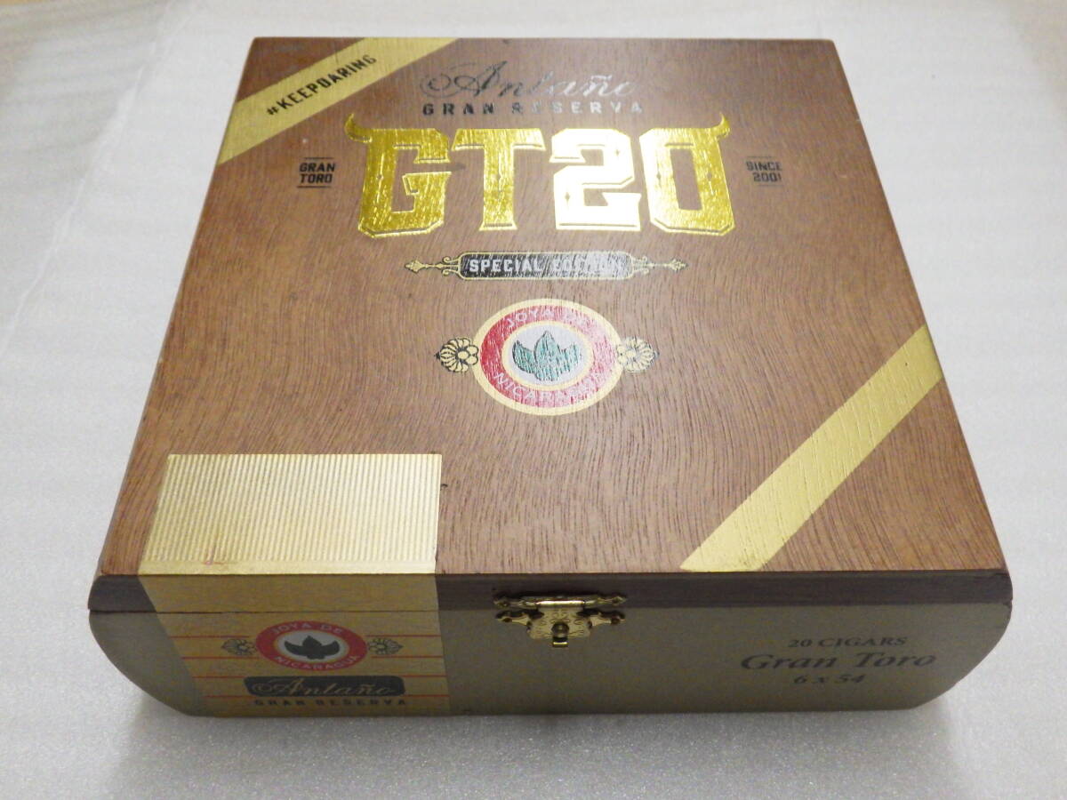 ⑧ シガー 空き箱 JOYA DE NICARAGUA ANTANO GRAN RESERVA GT20 葉巻 小物入れ拍卖
