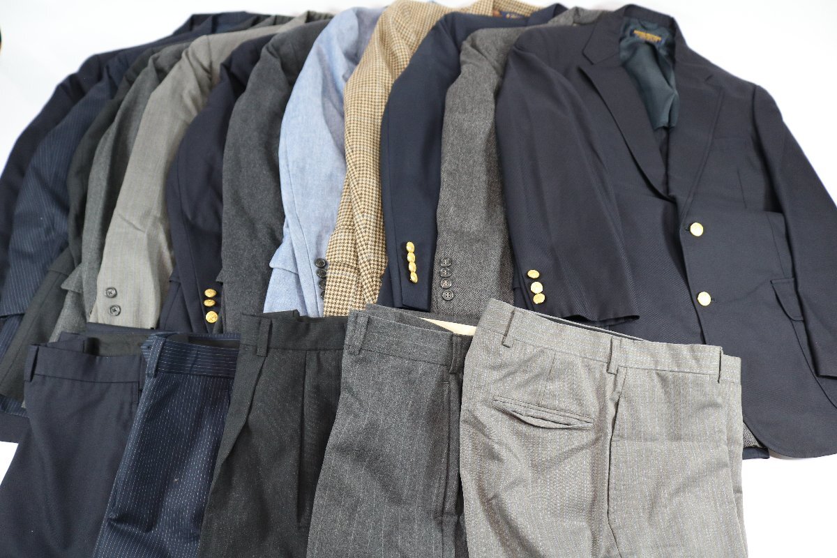 【17点】Brooks Brothers ブルックスブラザーズ スーツ セットアップ ジャケット スラックス サイズ AB6 34W 含む他 メンズ まとめ 2481-BY拍卖
