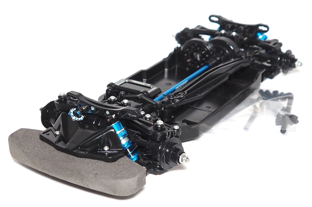 【ゆうパック80/同梱不可】特価!! タミヤ TT02 イーグル製アルミオイルダンパーなど装備、1/10ツーリングシャーシ拍卖