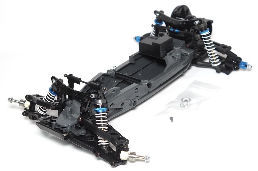 【ゆうパック100/同梱不可】良品 タミヤ DT-03 エアレーションオイルダンパーなどOP複数搭載、1/10バギーシャーシ拍卖