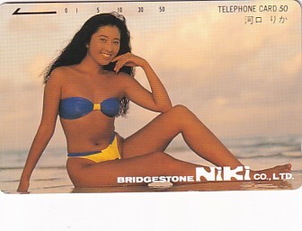 ■S10 河口りか ブリヂストンテレカ拍卖