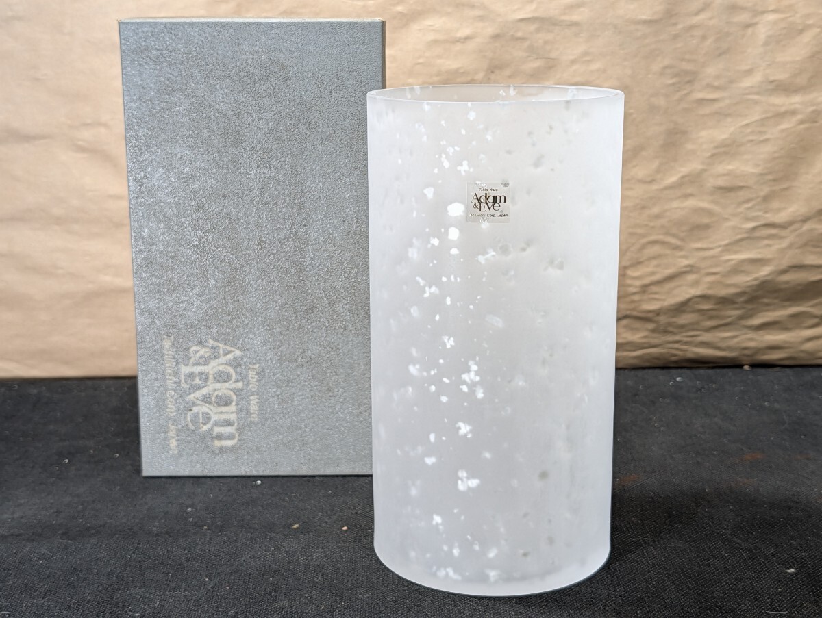 アダム&イブ アレンビー 花生(小) 未使用箱入 〔まとめて取引がお得⇒追加送料無し〕/たち吉/橘吉/花器/花入/花瓶/ガラス器/拍卖