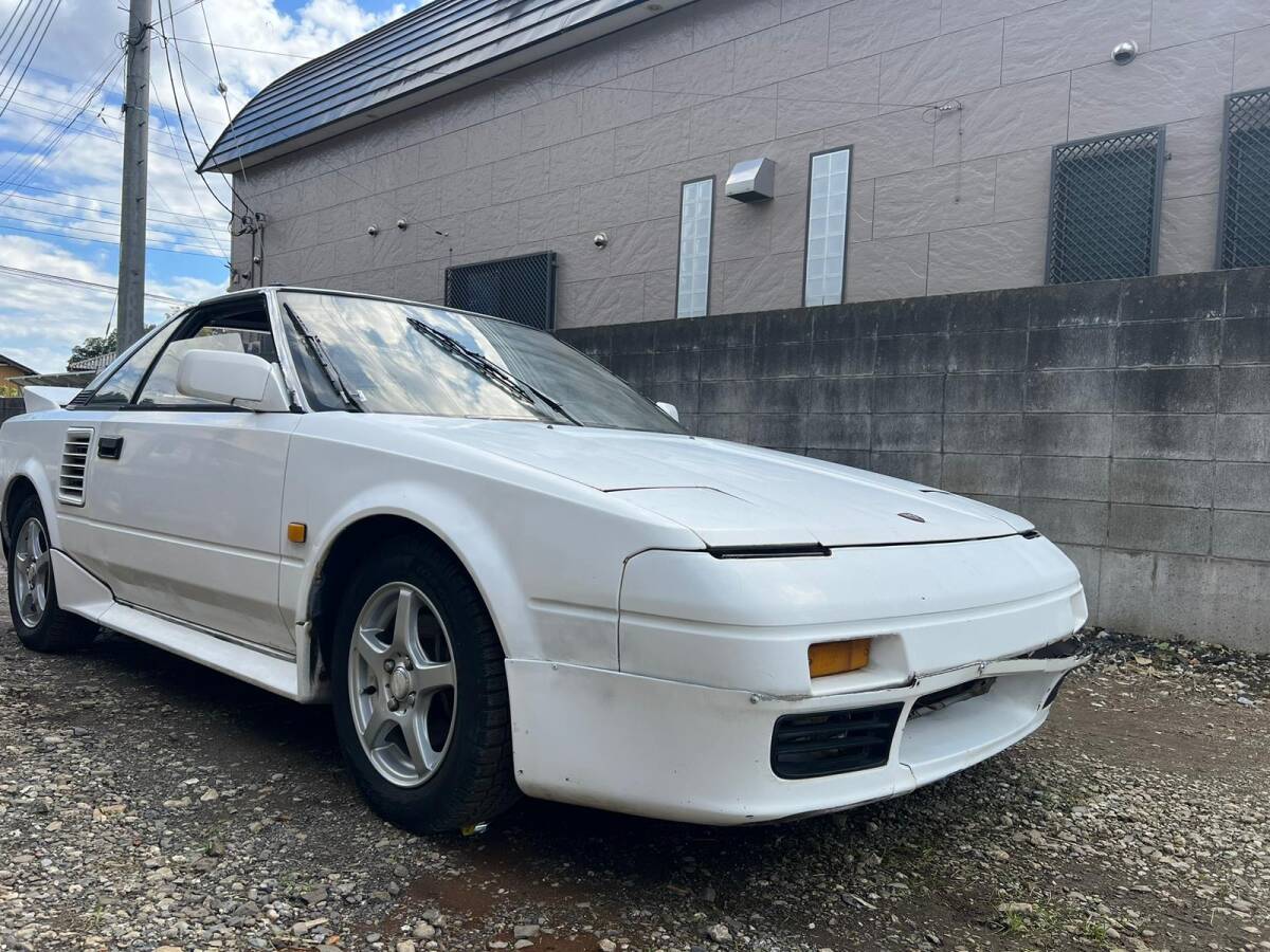 トヨタ MR2 スーパーチャージャー AW11 5速マニュアル 自走可能 書類付き拍卖