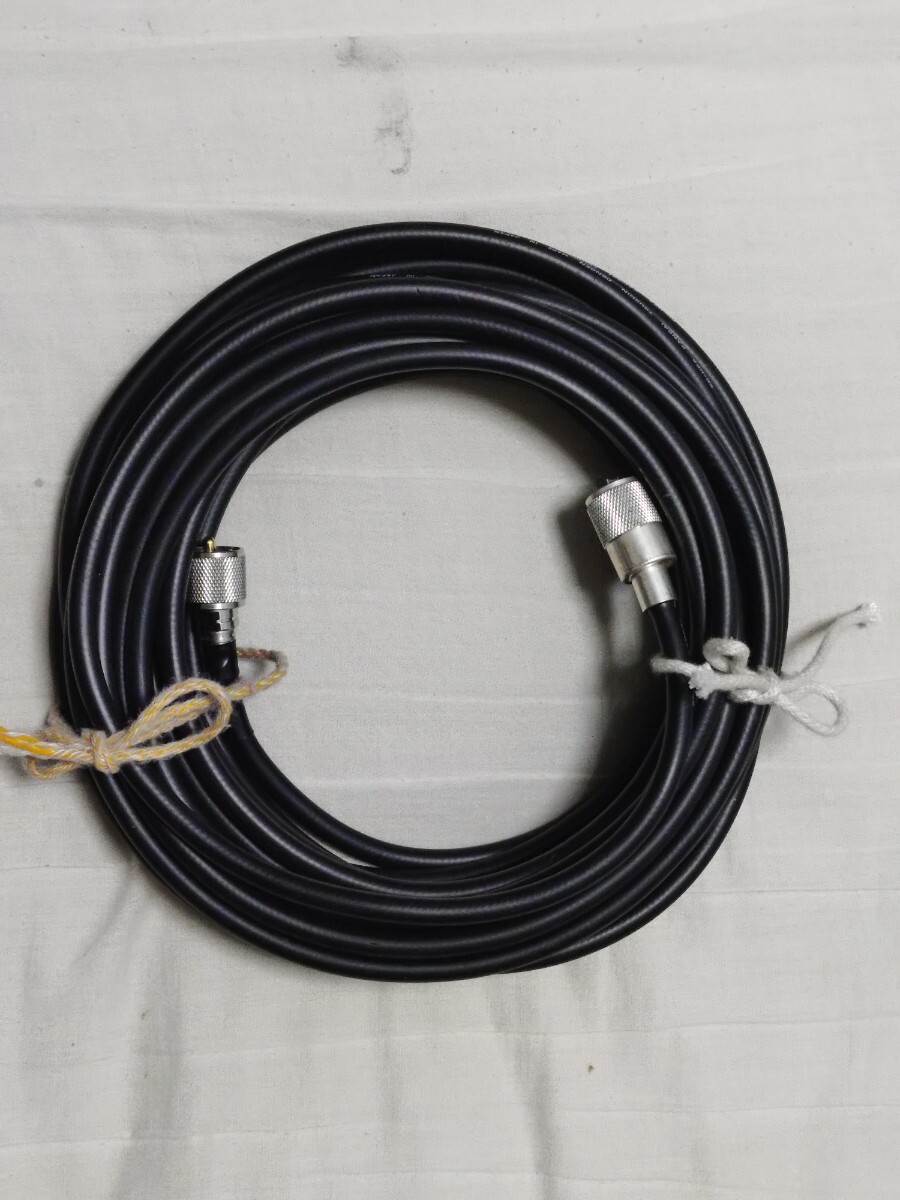 同軸ケーブル 関西通信 5D-HFA 両端M型コネクタ付 10メートル拍卖