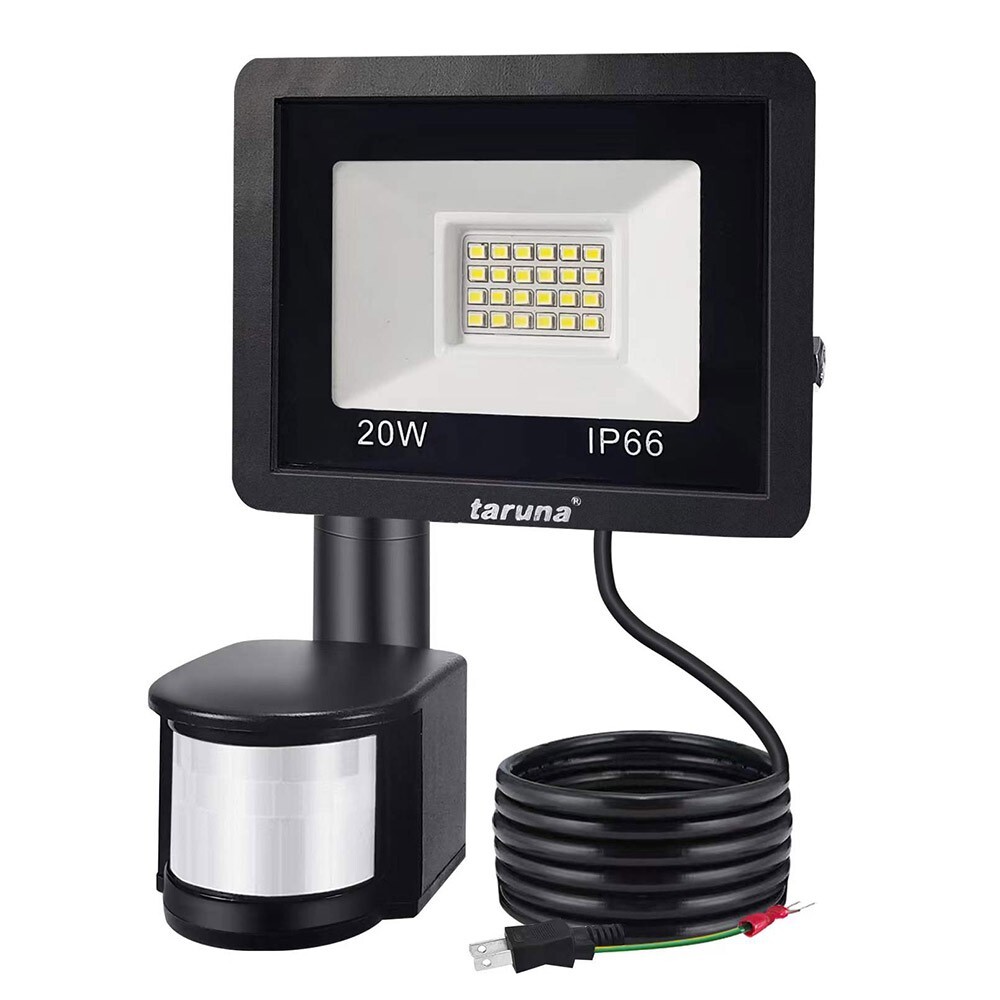 送料込 1台 センサーライト 20W LED投光器 人感センサー 屋外 防犯ライト 昼光色 6500K 2200LM IP66防水 薄型 100V 広角ライト GYT-B-02拍卖