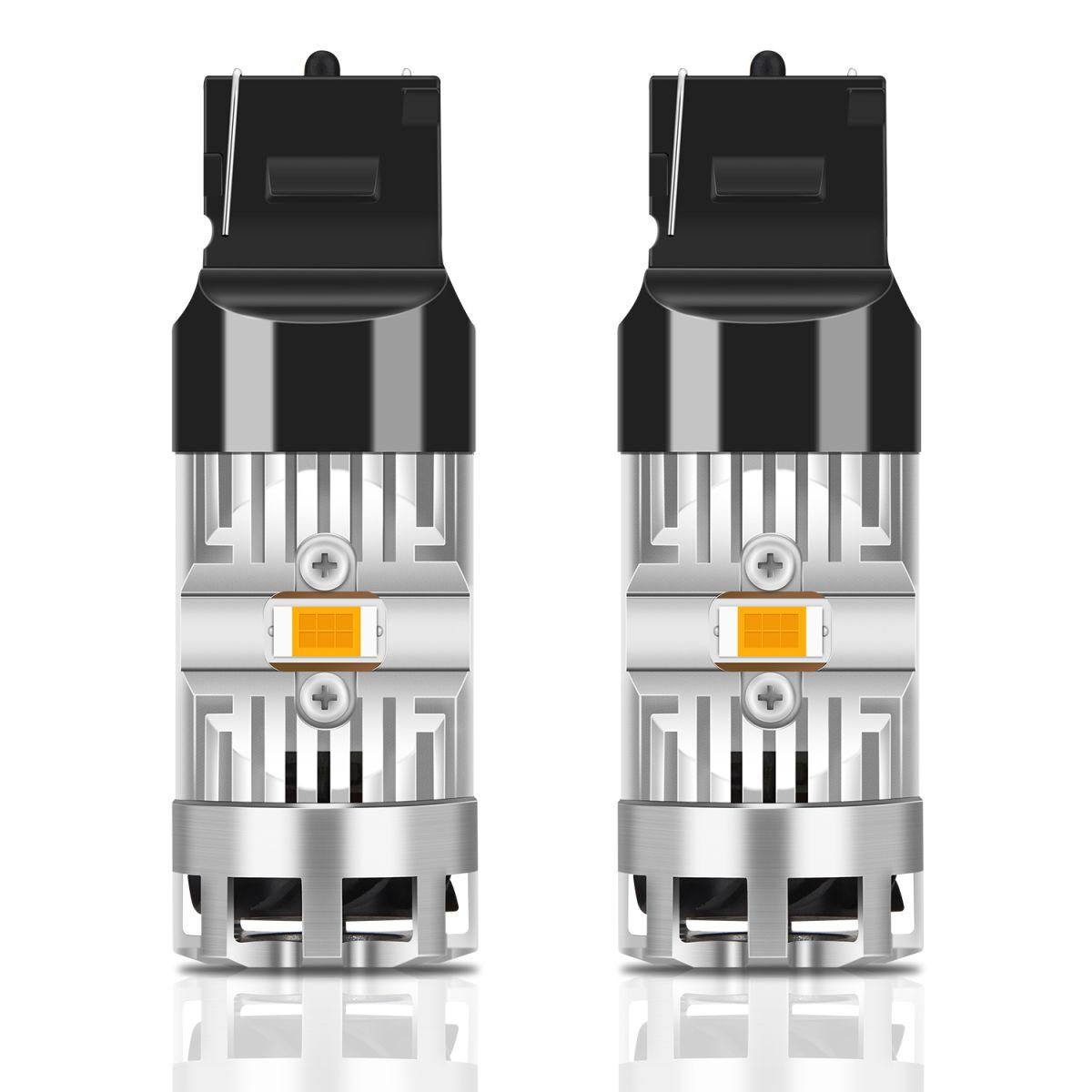 送料込 360度発光 T20 シングル アンバー LED ウィンカー 冷却ファン搭載 高輝度 キャンセラー内臓 12V対応 省エネ 純正 バルブ LEDA-ZTA-A拍卖