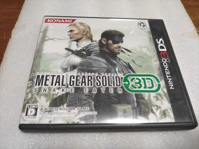 ●3DS メタルギア ソリッド スネークイーター 3D METAL GEAR SOLID SNAKE EATER 3D●拍卖