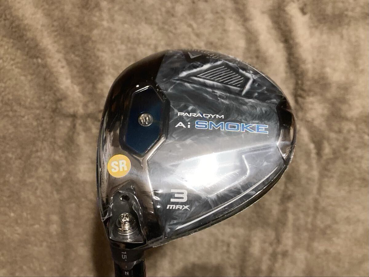 ★新品 レフティー 3W15度 送料込★ キャロウェイ PARADYM Ai SMOKE MAX 3W 15° 純正カーボン TENSEI 50 for Callaway拍卖