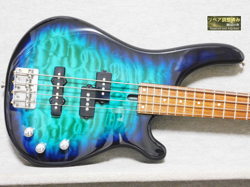 FERNANDES FRB-40(青)初心者の方にも弾き易いロングスケール拍卖