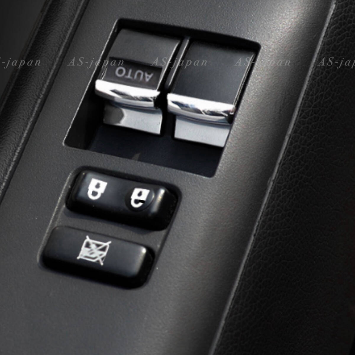 FJクルーザー 専用設計 パワーウィンドウスイッチ メッキ ガーニッシュ TOYOTA FJ Cruiser GSJ15W 内装 カスタム メッキ パーツ拍卖