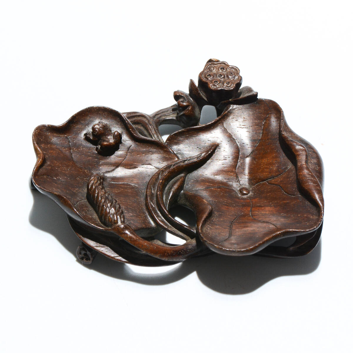 YH880 唐物 清時代 唐木 紅木 紫檀 黄花梨 置物 木台 茶道具 唐物 中国 骨董 古董 古美術拍卖