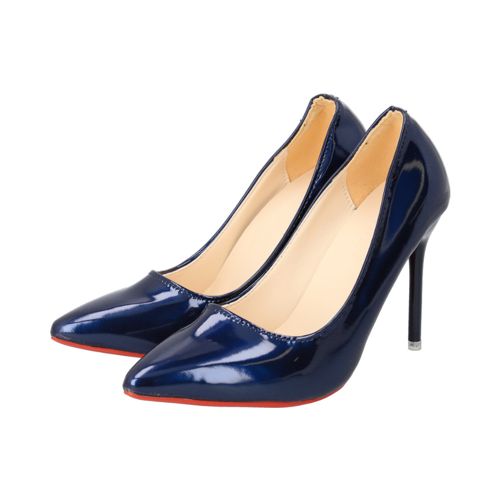 ☆ ブルー ☆ 39(24.5cm) ☆ ハイヒール パンプス ハイヒール 10cm パンプス ベーシックパンプス ウェディングシューズ ブライダルシューズ拍卖