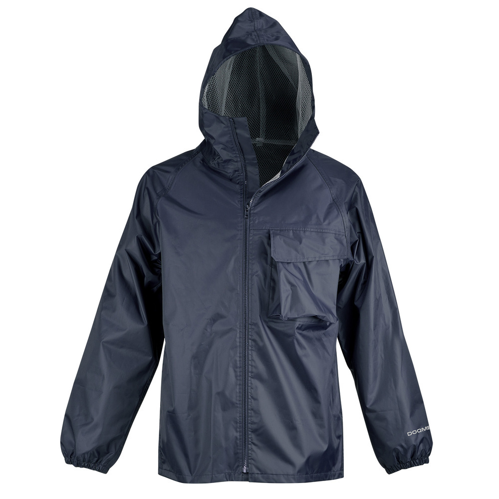 ☆ ネイビー ☆ Sサイズ ☆ DOQMENT ディフェンドレインフーディ レインスーツ 上下 レインウェア かっぱ 合羽 雨合羽 動きやすい 雨具拍卖