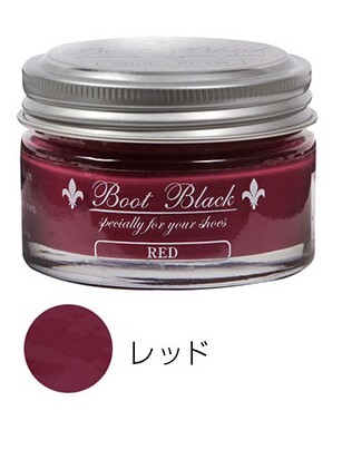 ☆ レッド 靴クリーム コロンブス 靴クリー 定番 補色 ツヤ出し 保革剤 ブートブラックシルバーライン シュークリーム拍卖