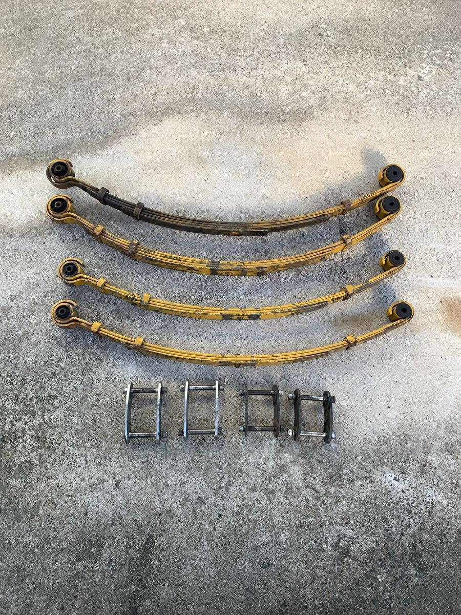 jimny ジムニー JA11 SHOGUNリーフ 将軍 3インチリフトアップリーフ シャックルセット拍卖