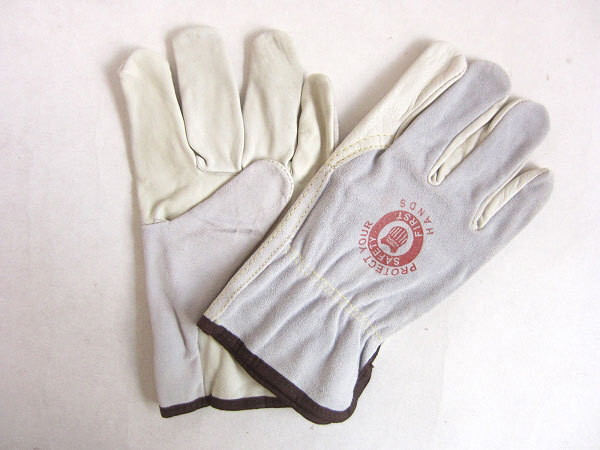 《訳あり・新品》/ユニオン パシフィック鉄道/レザー グローブ/手袋/UNION PACIFIC/デッドストック/ワークグローブ/DIYにも/D130拍卖