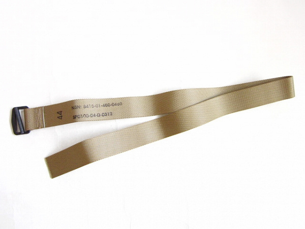 【新品】実物/米軍/DSCP/リガーズ ベルト/TAN/44インチ/ナイロン/ウェビングベルト/サバゲー/デッドストック/D140-51-0042拍卖