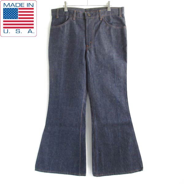 新品 1975年製 USA製 リーバイス 684 フレア ジーンズ W36 L30 ベルボトム 70s アメリカ製 ビンテージ デッドストック D149-21-0076ZVW拍卖