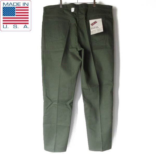 新品 80s USA製 BIG MAC ウエスタン ジーンズ 緑系 46×32 ワークパンツ アメリカ製 ビンテージ デッドストック D151-25-0053ZV拍卖