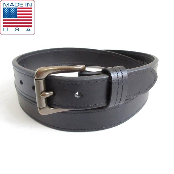 美品 USA製 DULUTH TRADING レザーベルト ダークブラウン系 表記46インチ/W44~49インチ 大きいサイズ アメリカ製 D149-51-0005ZV拍卖