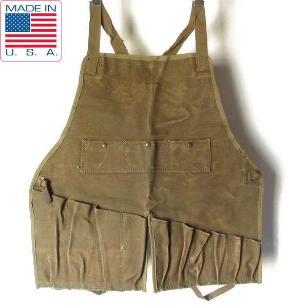 展示用 1940年代 米軍 実物 USAF B-1 キャンバス エプロン ドライロット ディスプレイ用 USA製 エアフォース マーク D150-71-0011Z拍卖