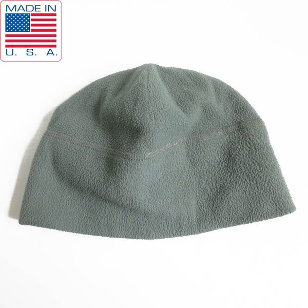 2005年製 USA製 実物 米軍 ポーラテック マイクロ フリース ワッチ キャップ ビーニー フォリッジグリーン アメリカ製 D149-41-0015拍卖