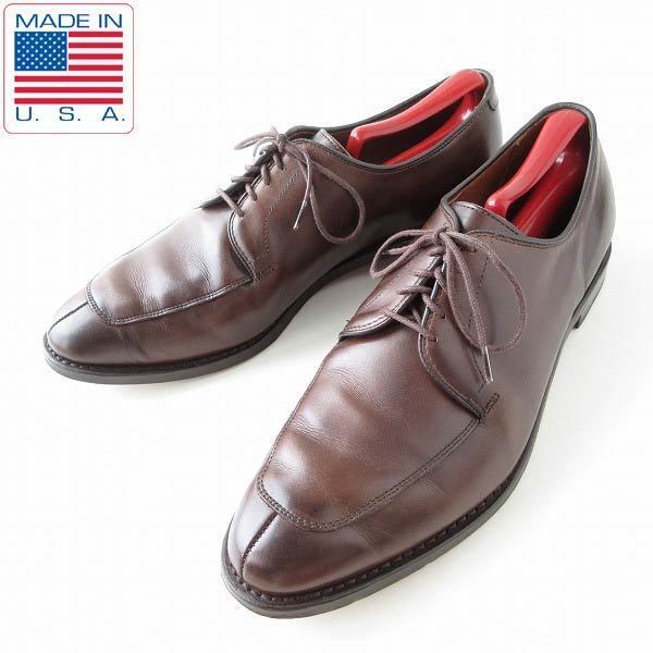 美品 高級品 USA製 アレンエドモンズ delray Uチップ 10E 幅広28cm スプリットトゥ 定価7万 Allen Edmonds d133-32-0015ZV拍卖