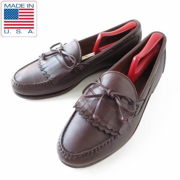 USA製 アレンエドモンズ Alameda キルト ローファー ダークブラウン系 11D 29cm 大きいサイズ アイビー d143-32-0060ZV拍卖