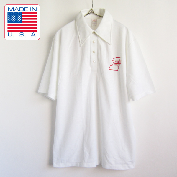 希少 新品 60s~70s USA製 Jantzen ホットロッド マガジン 半袖ポロシャツ L デッドストック HOT ROD ビンテージ D140-02-0001ZV拍卖