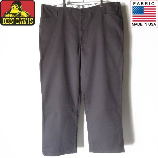 US企画 BEN DAVIS ベンデイビス ワークパンツ チャコールグレー系 46 フリスコ アメリカ企画品 大きいサイズ D151-25-0037ZV拍卖