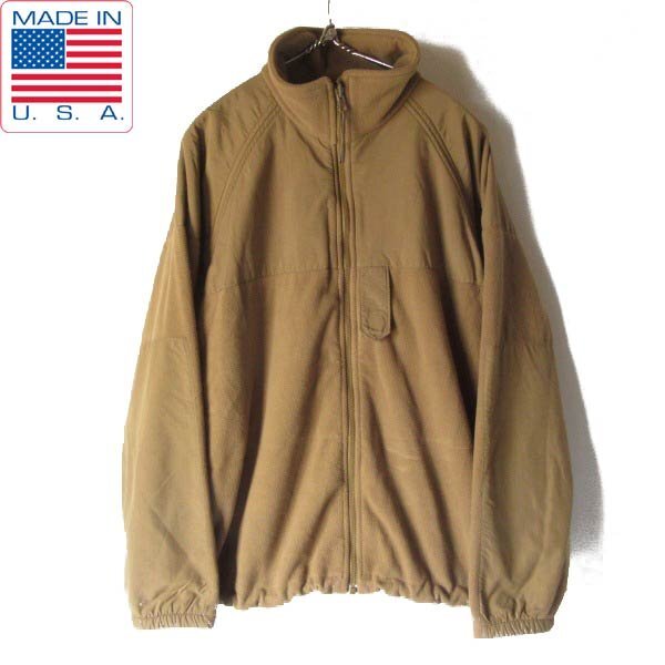 USA製 実物 米軍 US NAVY フリース ジャケット コヨーテ M-XS NWUゴアテックス パーカー ライナー USN アメリカ製 D151-18-0038ZV拍卖