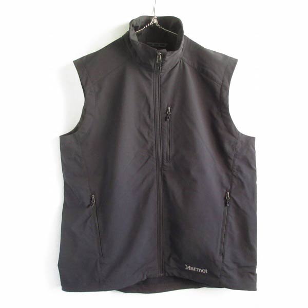 新品 Marmot マーモット 薄手 アプローチ ベスト 黒 XL 企業物 アドバタイジング 未使用品 デッドストック D149-05-0015ZV拍卖