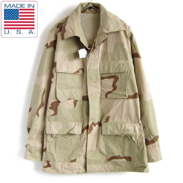 新品 実物 米軍 US ARMY 3C デザートカモ 迷彩ジャケット M-L ミリタリージャケット アメリカ軍 サバゲー デッドストック D142-17-0014ZVW拍卖