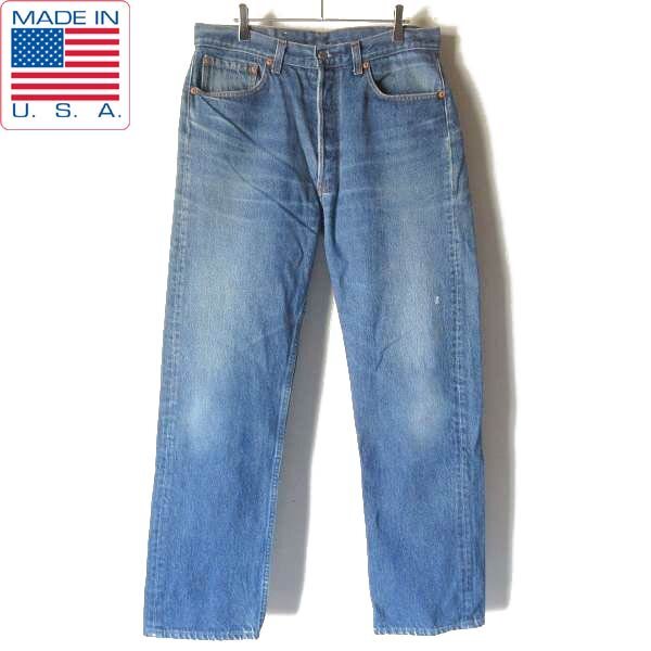 1989年製 USA製 リーバイス 501 ハチマル ヒゲ落ち 美アタリ ジーンズ 実寸W33 L30 アメリカ製 80s ジーパン ビンテージ D151-21-0024ZVWN拍卖