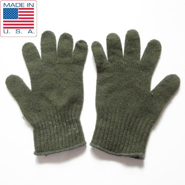 USA製 実物 米軍 防寒ライナー 手袋 ウール ナイロン アメリカ製 ビンテージ D149-71-0023拍卖